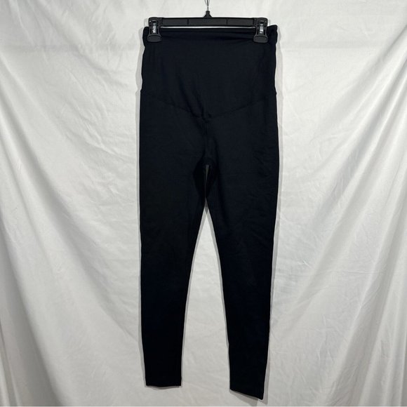 NEW $69 Zella [ Small ] Mamasana Live In Maternity Ankle Leggings in‎ Black - Picture 3 of 15